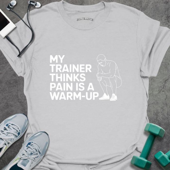 T-Shirt Ice Grey / S Pain Is Warmup T-Shirt