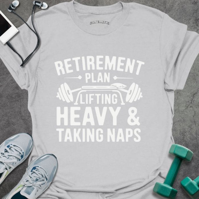 T-Shirt Ice Grey / S Retirement Plan T-Shirt