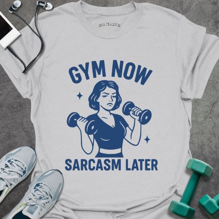 T-Shirt Ice Grey / S Sarcasm Later T-Shirt