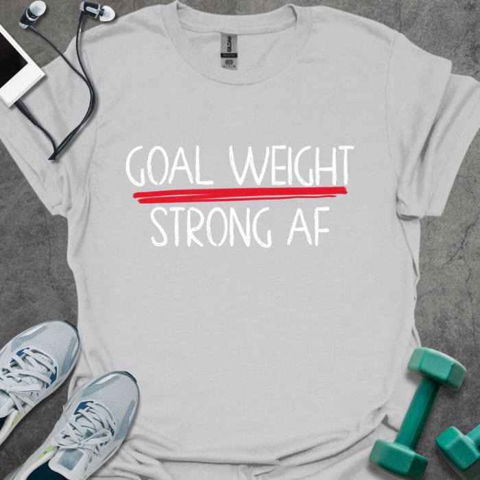 T-Shirt Ice Grey / S Strong AF Goal T-Shirt