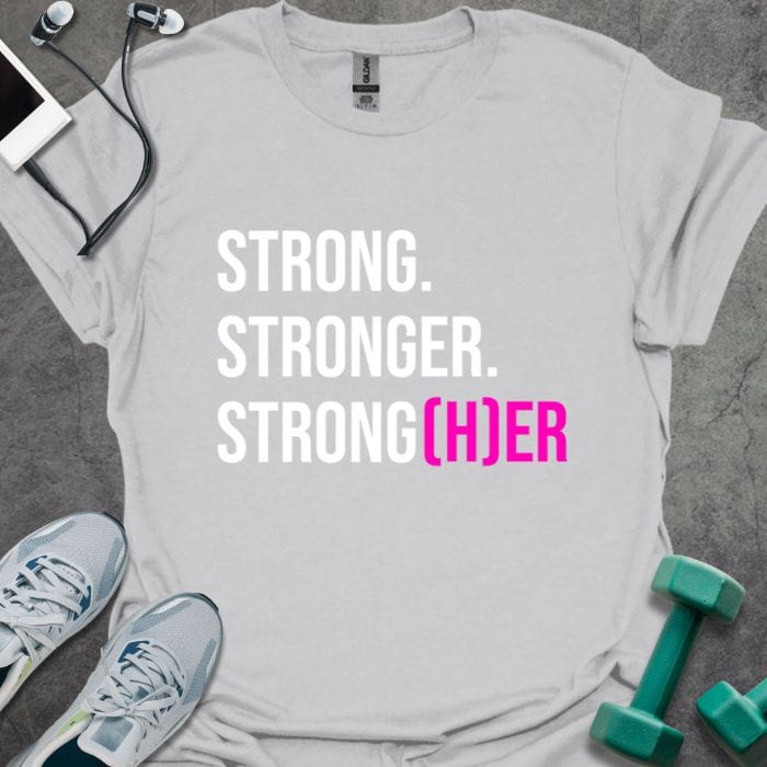 T-Shirt Ice Grey / S Strong(her) T-Shirt