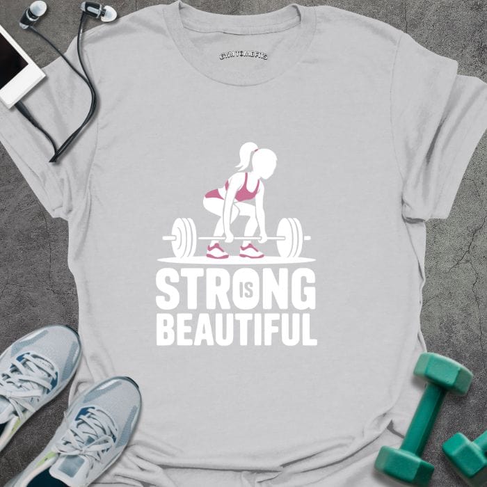 T-Shirt Ice Grey / S Strong is Beautiful T-Shirt