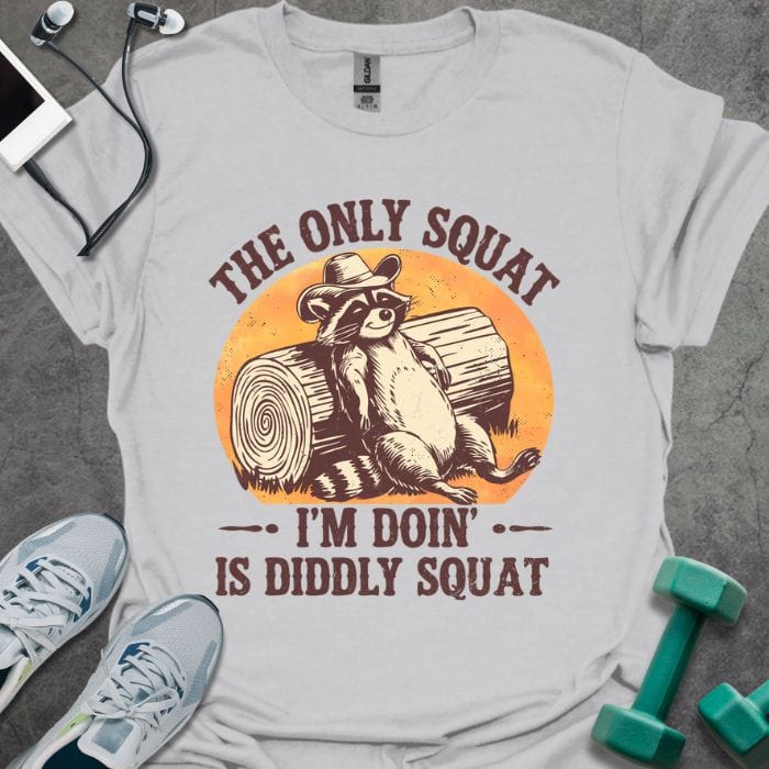 T-Shirt Ice Grey / S The Only Squat T-Shirt