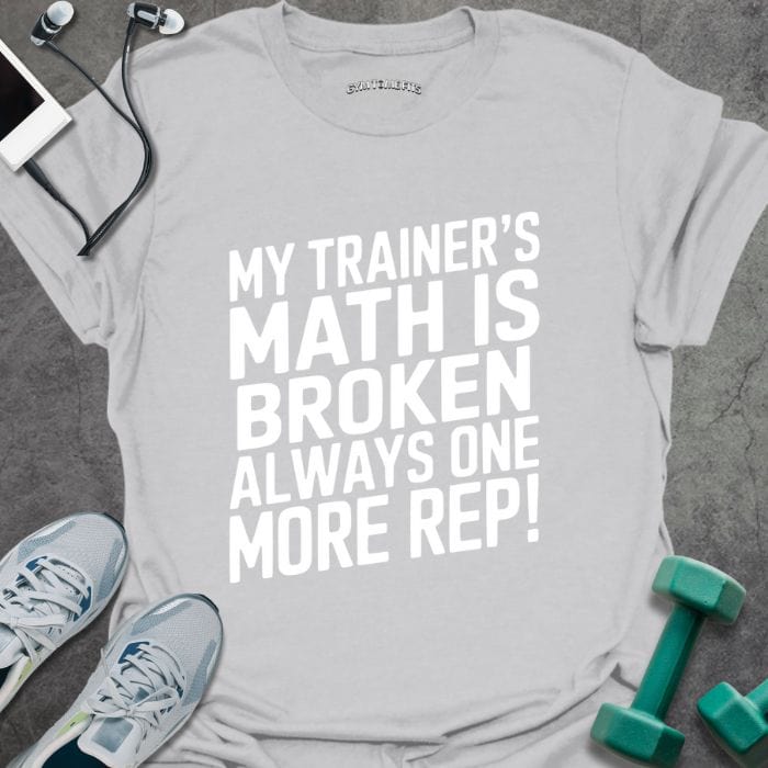 T-Shirt Ice Grey / S Trainer Math T-Shirt