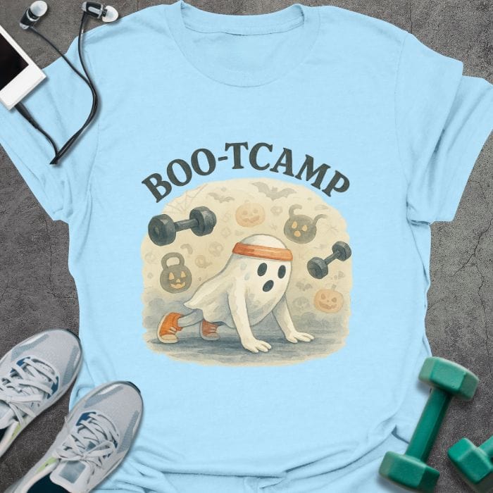 T-Shirt Light Blue / S Boo Camp T-Shirt