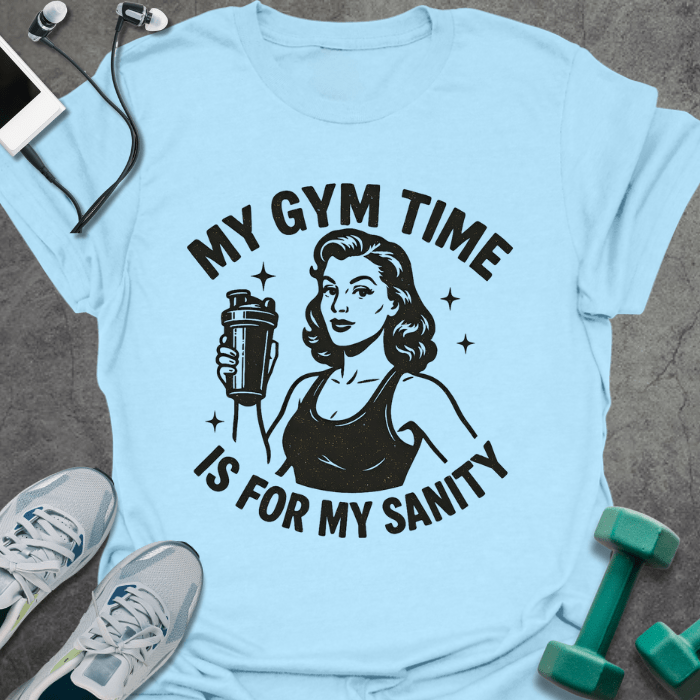 T-Shirt Light Blue / S My Gym Time T-Shirt