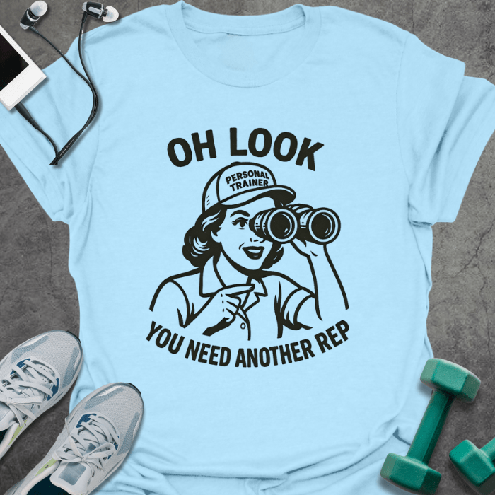 T-Shirt Light Blue / S Oh Look T-Shirt