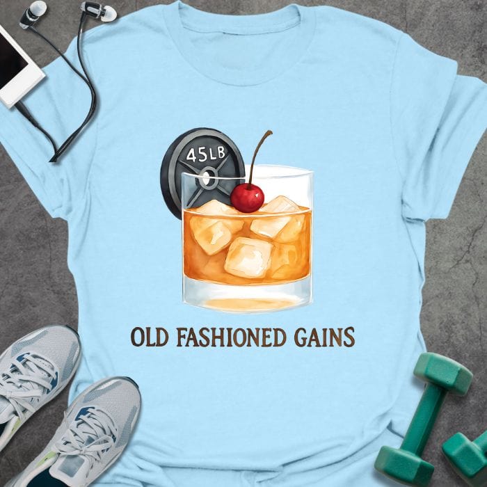 T-Shirt Light Blue / S Old Fashioned T-Shirt
