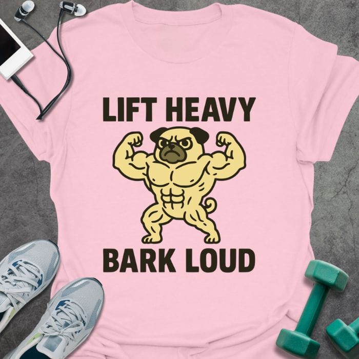 T-Shirt Light Pink / S Bark Loud T-Shirt