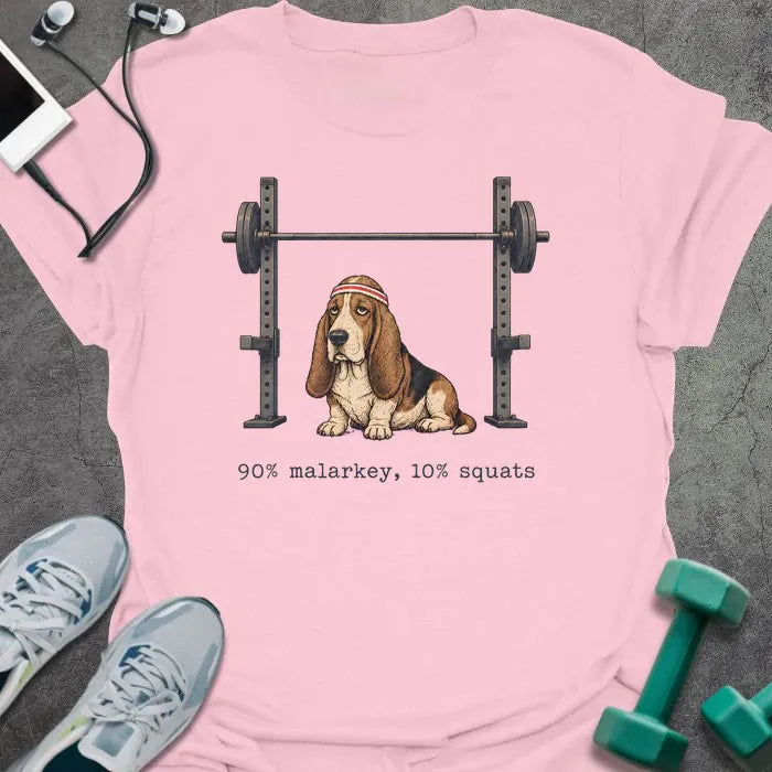 T-Shirt Light Pink / S Basset Malarkey T-Shirt