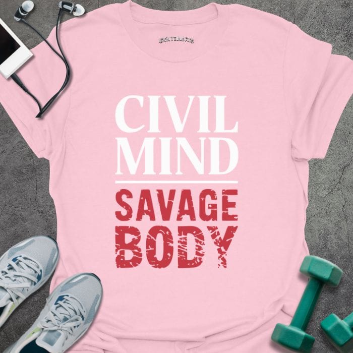 T-Shirt Light Pink / S Civil Mind T-Shirt