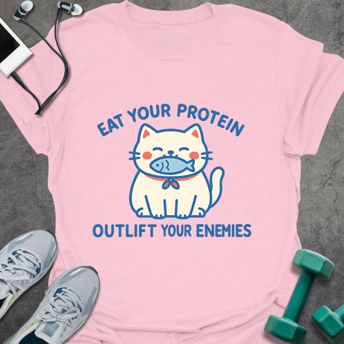 T-Shirt Light Pink / S Eat Protein T-Shirt