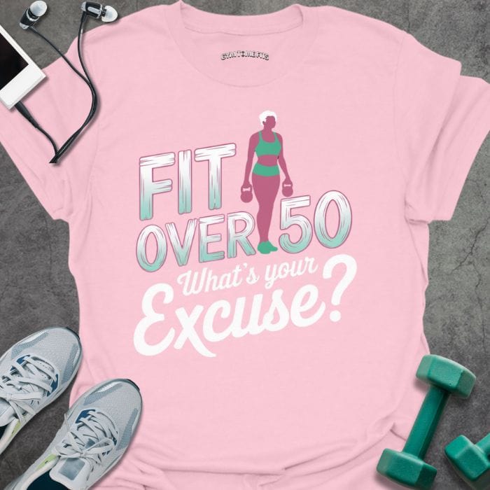 T-Shirt Light Pink / S Fit Over 50 T-Shirt