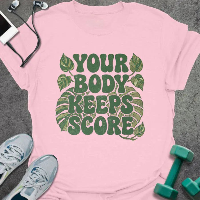 T-Shirt Light Pink / S Keeps Score T-Shirt