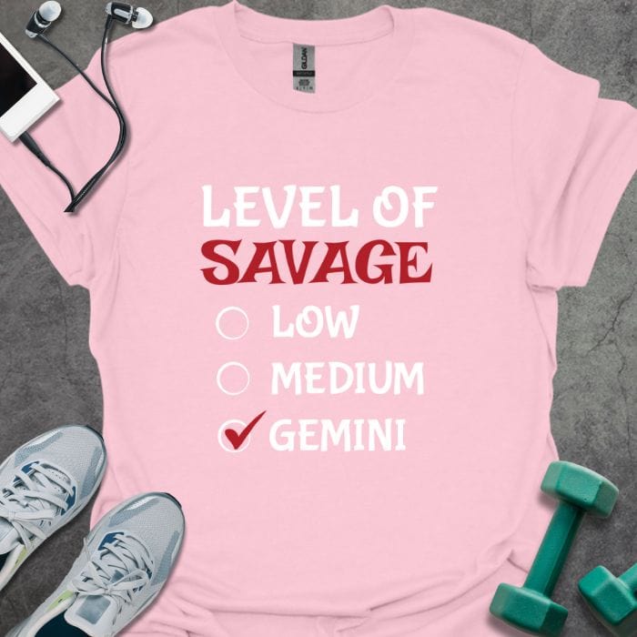 T-Shirt Light Pink / S Level Of Savage T-Shirt