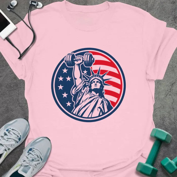 T-Shirt Light Pink / S Liberty Badge T-Shirt