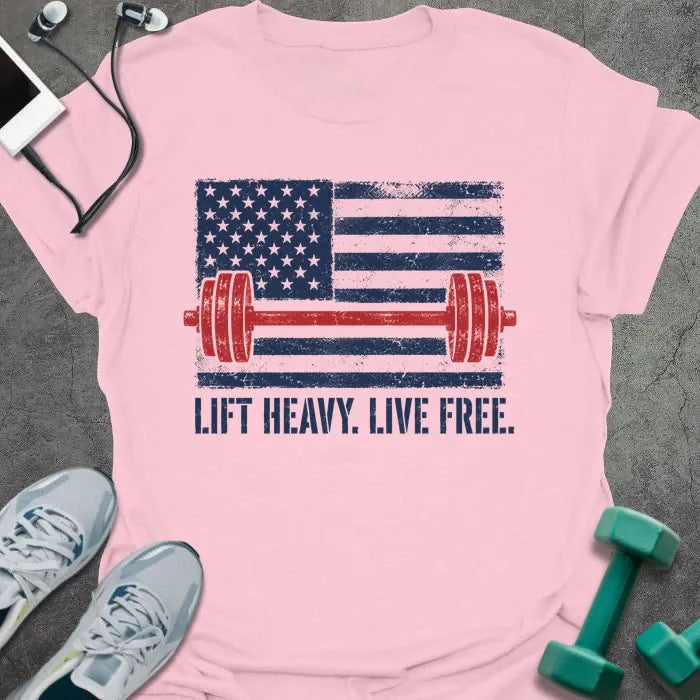 T-Shirt Light Pink / S Lift Free T-Shirt