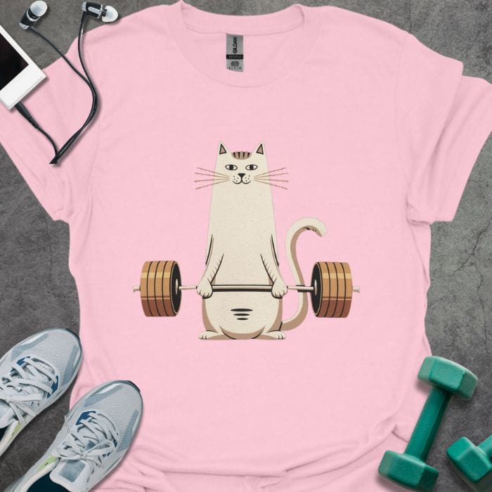 T-Shirt Light Pink / S Long Cat DL T-Shirt