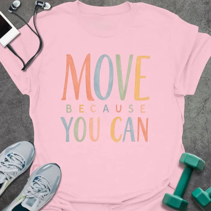 T-Shirt Light Pink / S Move Pastel
