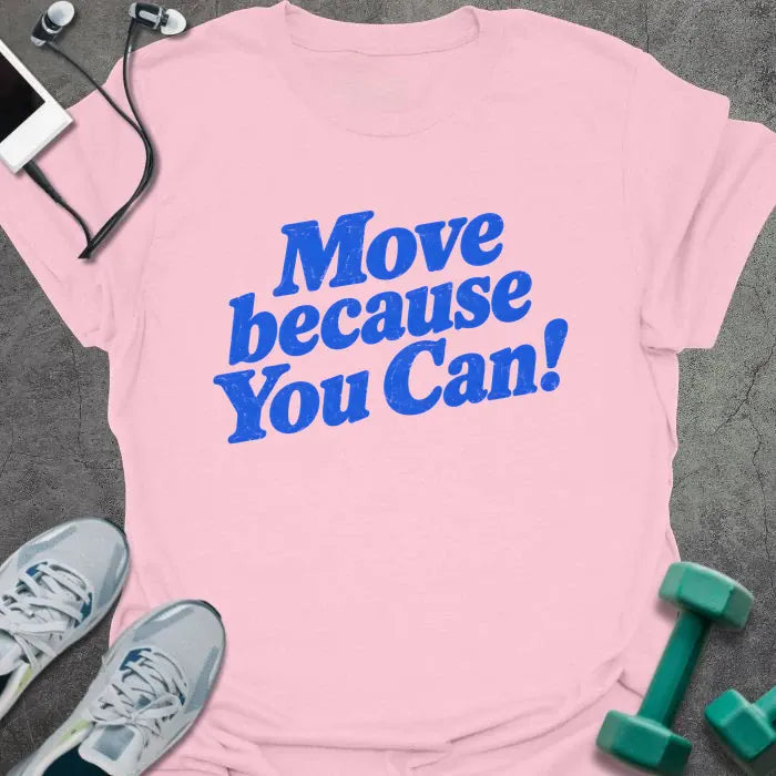 T-Shirt Light Pink / S Move Retro T-Shirt