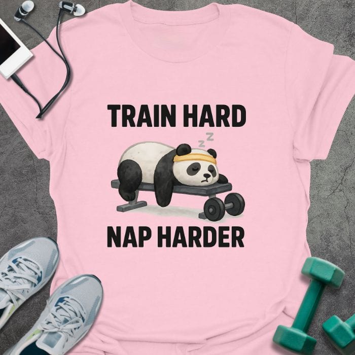 T-Shirt Light Pink / S Nap Harder T-Shirt