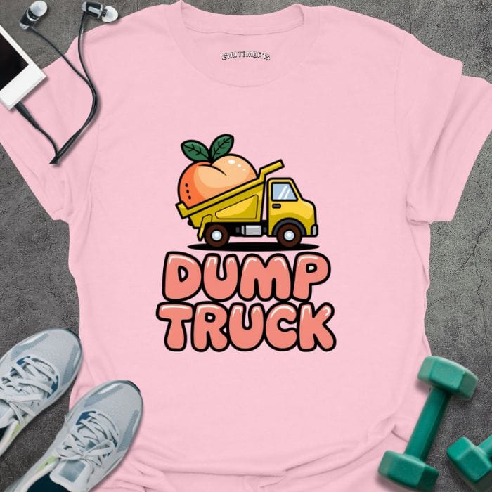 T-Shirt Light Pink / S Peach Dump Truck T-Shirt