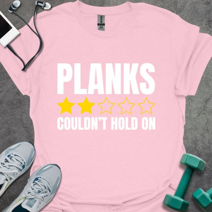 T-Shirt Light Pink / S Planks Review T-Shirt
