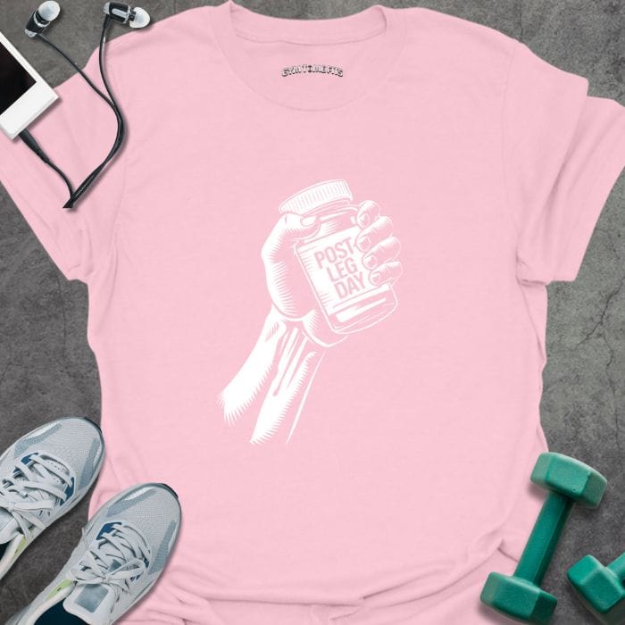 T-Shirt Light Pink / S Post Leg Day T-Shirt