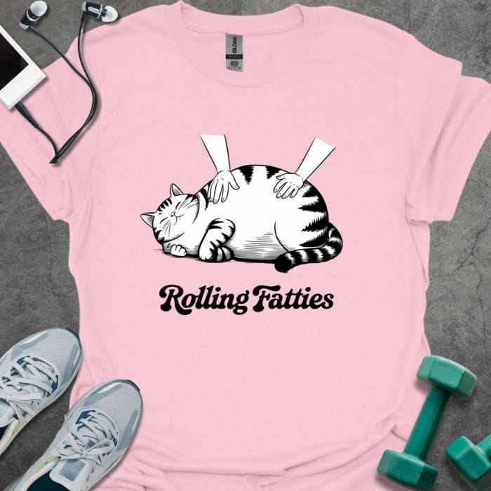 T-Shirt Light Pink / S Rolling Fatties T-Shirt