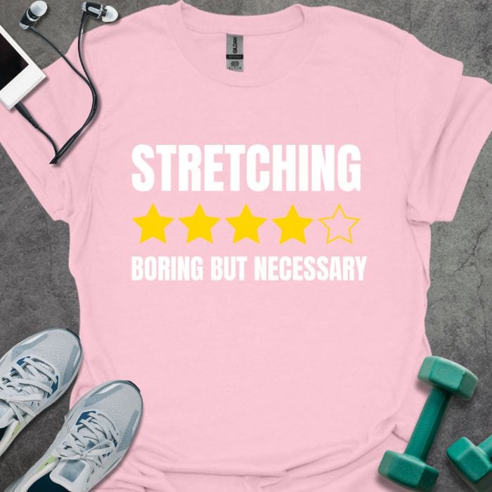 T-Shirt Light Pink / S Stretching Review T-Shirt