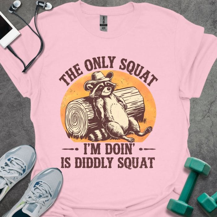 T-Shirt Light Pink / S The Only Squat T-Shirt