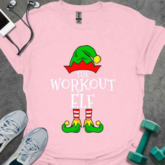 T-Shirt Light Pink / S The Workout Elf T-Shirt