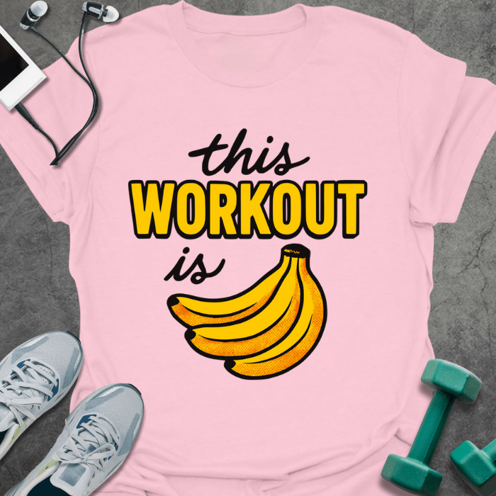 T-Shirt Light Pink / S This Workout T-Shirt