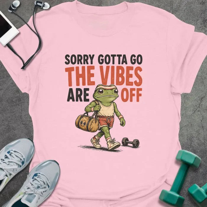 T-Shirt Light Pink / S Vibes Off T-Shirt