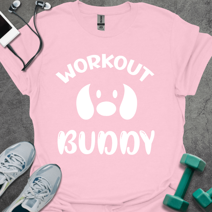 T-Shirt Light Pink / S Workout Buddy T-Shirt