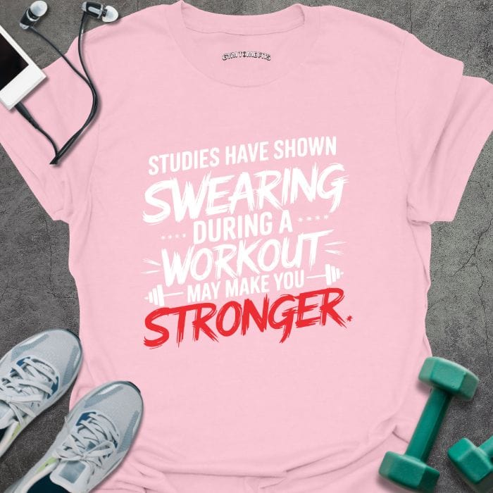 T-Shirt Light Pink / S Workout Study T-Shirt