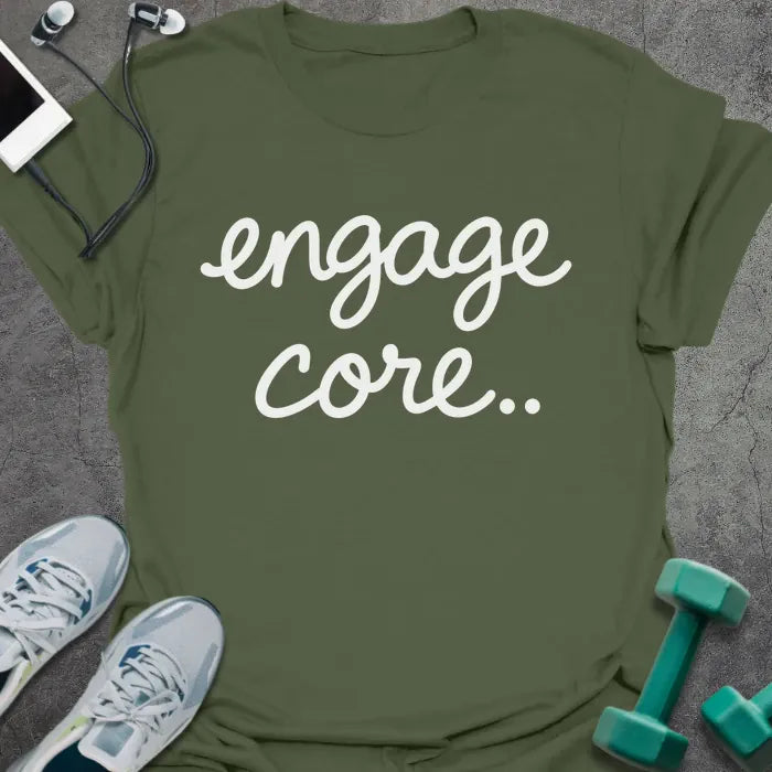 T-Shirt Military Green / M Engage Core T-Shirt