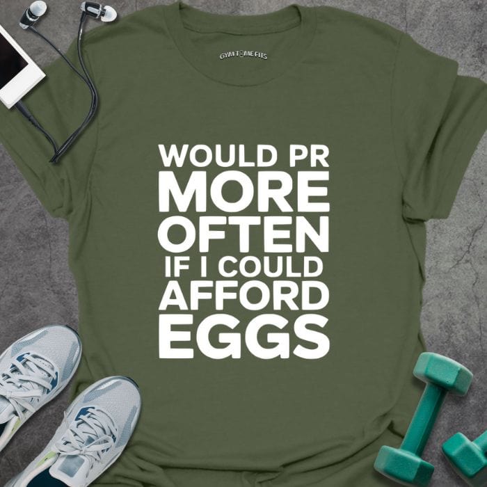 T-Shirt Military Green / S Afford Eggs T-Shirt
