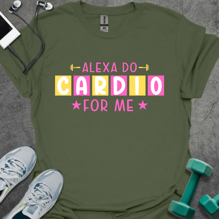 T-Shirt Military Green / S Alexa Do Cardio T-Shirt