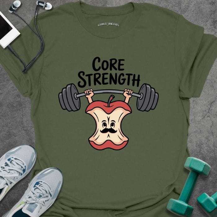 T-Shirt Military Green / S Apple Core T-Shirt