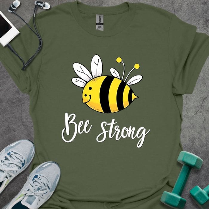 T-Shirt Military Green / S Bee Strong T-Shirt