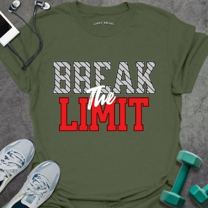 T-Shirt Military Green / S Break The Limit T-Shirt