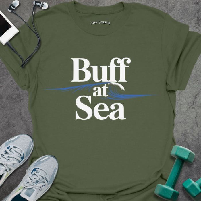 T-Shirt Military Green / S Buff At Sea T-Shirt