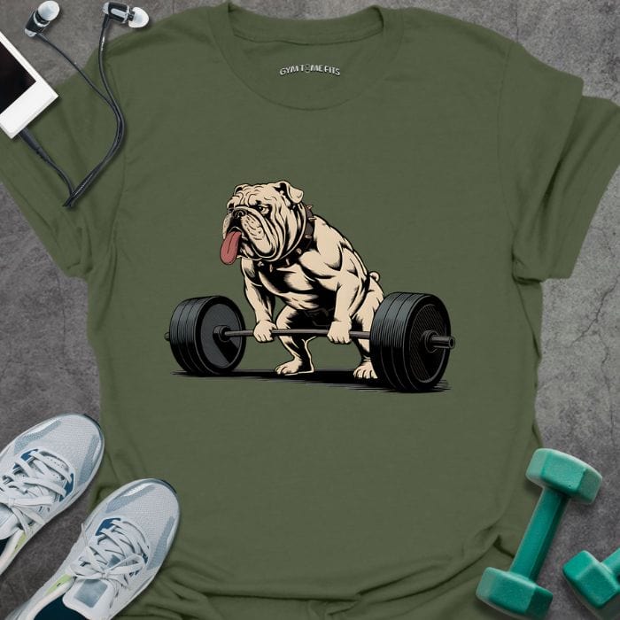 T-Shirt Military Green / S Bulldog DL T-Shirt