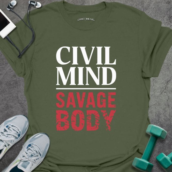 T-Shirt Military Green / S Civil Mind T-Shirt