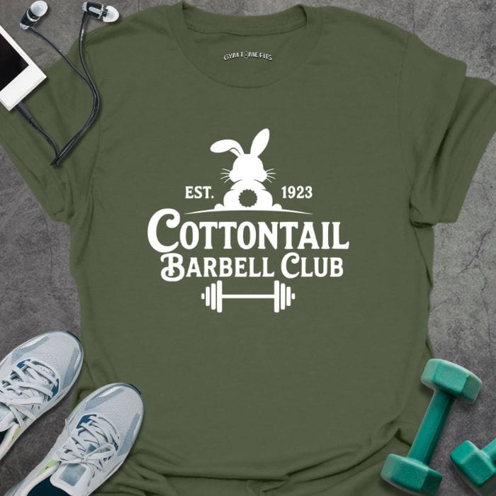 T-Shirt Military Green / S Cotton Tail Retro T-Shirt