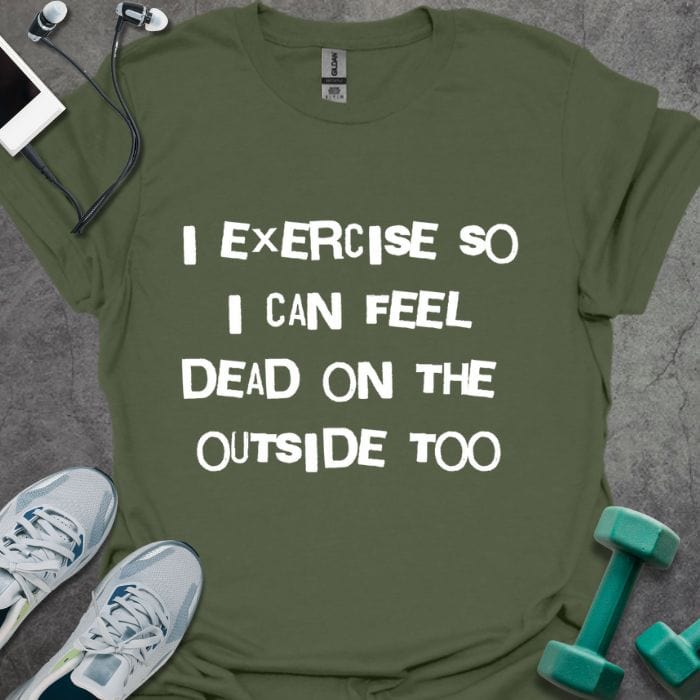 T-Shirt Military Green / S Dead On Outside T-Shirt
