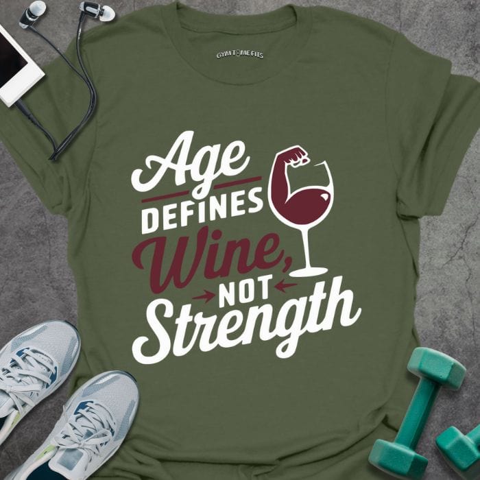 T-Shirt Military Green / S Defined Wine T-Shirt
