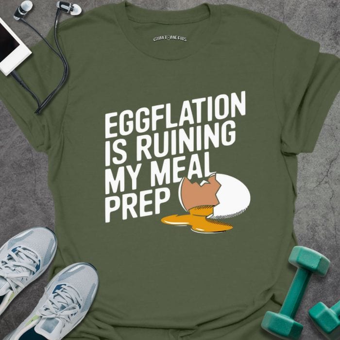 T-Shirt Military Green / S Eggflation T-Shirt