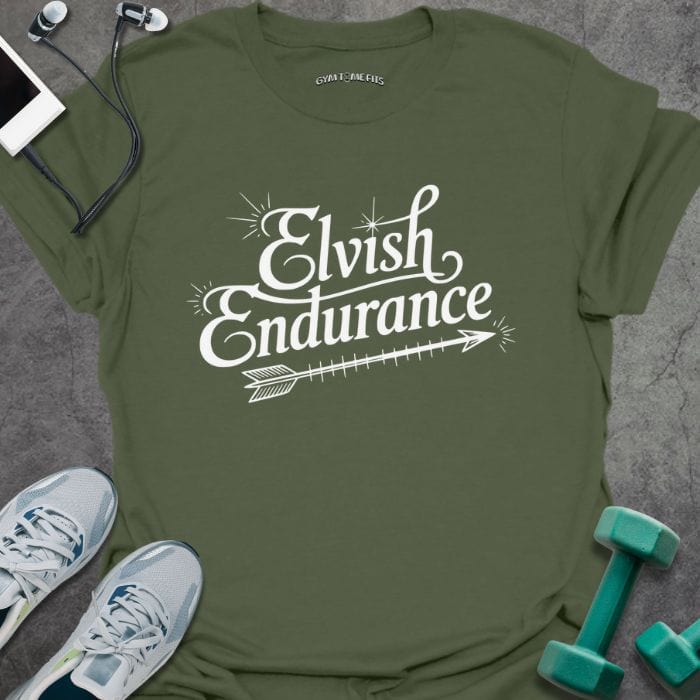 T-Shirt Military Green / S Elvish Endurance T-Shirt